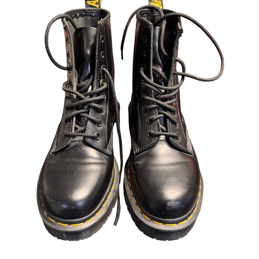 Dr. Martens 1460 Bex Smooth Leather Platform Boots Women 8 Men 7